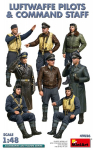 Liimitav mudel MiniArt 49026 Luftwaffe Pilots and Command Staff 1/48