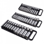 Pistikupesa korraldusaluste komplekt, 424x123x23 mm, must, ABS