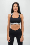 NEBBIA Criss Cross spordirinnahoidja / Bralette, must, XS