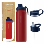Wessper B3 THERMOSTEEL 700ml terasest termospudel 3 suukorvi