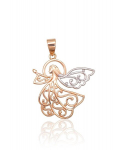 Kullast Ripats &bdquo;Angel IV&ldquo; 585 Prooviga Punases Kullas, Golden