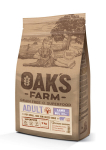 Oak's Farm Grain Free t&auml;iskasvanud v&auml;ikest ja v&auml;ga v&auml;ikest t&otilde;ugu koertele koos tallega, 2 kg