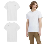 4F valge meeste T-s&auml;rk, suurus XXL, XXL