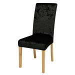 1tk Venivast Sametist S&ouml;&ouml;gitoolikatted - Kaitse ja Elegantsus Kodule., Juoda