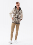 Pruun kapuutsiga vest Kener, XL
