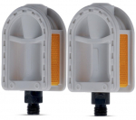 Jalgratta pedaalid platvorm MTB linn 12&ndash;16 tolli kerged hallid plastikust