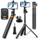 LIVMAN LAKM-001 - multifunktsionaalne selfide pulk ja statiiv kaugjuhtimispuldiga, 1,49m