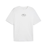 PUMA meeste vabaaja T-s&auml;rk PUMA SPORT RELAXED GRAPHIC TEE PUMA White - 68824202, valge, XL