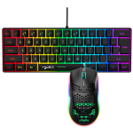 M&auml;nguklaviatuur ja hiir 60%, RGB, UK, must