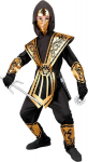 "GOLD KOMBAT NINJA" (kapuutsiga kombinesoon, rinnakaitse, v&ouml;&ouml;, k&auml;e- ja jalakaitsmed, mask)
