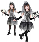 "SKELEBRIDE" (kleit, s&otilde;rmedeta kindad, pruudiloor)