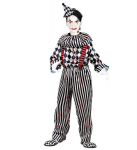 "VINTAGE CLOWN" (jumpsuit volangide ja traksidega, peakate)