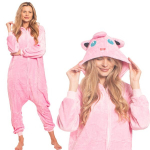Naiste &uuml;hes t&uuml;kis Kigurumi Onesie Jiggly Puff Pokemon roosa pidžaama 155-165 cm M, M