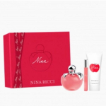 Kingikomplekt Nina Ricci Nina EDT 50 ml + kehakreem 75 ml + rullparf&uuml;&uuml;m 10 ml puuviljane lillel&otilde;hn naistele