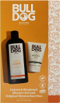 Kingikomplekt Bulldog Lemon & Bergamot Duo v&auml;rskendav tsitruseline kehahooldus meestele 600 ml