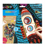 Kraapimiskunsti komplekt Avenir Kosmos 8 kraapimislehte lastele