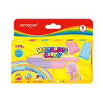 Modelleerimissavi 30 g pastell 6 v&auml;rvi - Keyroad, Modelleerimismass Keyroad 6-v&auml;rvi pastellv&auml;rvid