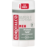 Deodorantipulk Borotalco Men Invisible Dry 40 ml plekikaitsega, 48 h kaitse