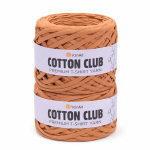 Kudumis- ja heegeldamiskomplekt 2x YarnArt Cotton Club l&otilde;ng (v&auml;rvikood 7310) koos Pro Circus heegeln&otilde;elaga, 13cm pikk, 8mm paks
