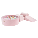 MeowBaby&reg; vahtpol&uuml;stri m&auml;ngukomplekt koos pallimere ja 200 palliga, heleroosa v&auml;rviga