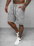 J.Style L&uuml;hikesed P&uuml;ksid Meestele Grey 8K1505-2 8K1505-2/2XL