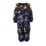 Huppa Laste talvekombe KEIRA, navy pattern