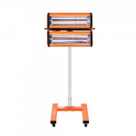 Infrapuna kuivatilamp, 665x605x1501 mm, v&auml;rvikuivati, reguleeritav, roostevaba teras