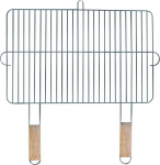 Grillrest Master Grill & Party MG255, kroomitud teras 54x34cm, puidust k&auml;epidemed