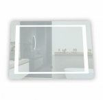 Peegel F902 LED nutikas uduvastase funktsiooni, kella ja termomeetriga