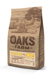 OAKS FARM teraviljavaba kuivtoit v&auml;ikest ja mini t&otilde;ugu kutsikatele, l&otilde;he ja krilliga 2 kg, Begrūdis pa&scaron;aras su la&scaron;i&scaron;a mažoms ir mini&nbsp;veislėms. Pilnai subalansuotas,&nbsp;hipoalerginis,&nbsp;Superpremium&nbsp;klasės&nbsp;pa&scaron;aras&nbsp;su&nbsp;supermaistu&nbsp;ir organi&scaron;kais ingredientais.