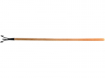 Aiakultivaator 3 hambaga, puidust k&auml;epide, 110 cm