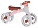 Laste neljarattaline t&otilde;ukeratas, kerge, LED-iga Zoomi, roosa