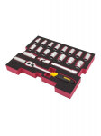 Stanley 20 meili 1/2" pistikupesad, sisestus Pro-stack kastide jaoks