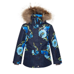 Huppa T&uuml;drukute talvejope ANNE, navy pattern, 122