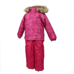 Huppa Laste komplekt WINTER, fuchsia pattern/ fuchsia