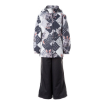 Huppa T&uuml;drukute komplekt YONNE, gray pattern/ dark gray
