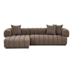 Lounge-diivan Aurora 104x293x68 cm pruun