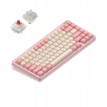 Nuphy Halo75 V2 Sakura Fizz juhtmevaba mehaaniline klaviatuur Vaikne punane