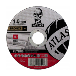 Atlas Inox 125x1mm metalli l&otilde;ikekettad 100 tk. + kaart