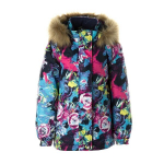 Huppa T&uuml;drukute talvejope ALONDRA, navy pattern