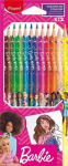 Maped Barbie v&auml;rvilised pliiatsid, 12 tk.
