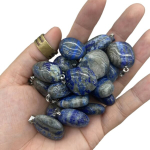 Kivist ripatsid, 10 tk, Lapis Lazuli