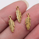 Metallist lehekesed, Antique silvery 50pcs