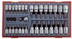 Teng Tools 35-osaline pesa ja otsikute komplekt 1/4" ja 3/8"