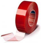 Tesa 66965-00007-00 kahepoolne kinnitusteip, 19mm x 5m, l&auml;bipaistev