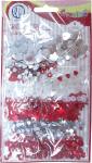 Astra Sequins Dekoratsioonikomplekt - Star Ruby
