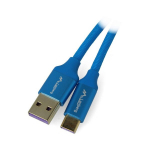 Lanberg Usb-c 2.0 5a 0.5m kaabel, sinine