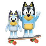 Bluey ja Bandit figuurid rulaga, 2 tk.