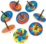Puidust spinner geomeetriliste kujunditega, erineva disainiga