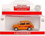 Mudel Daffi Fiat 126p "maluch" kollektsioon 1:43 Oranž